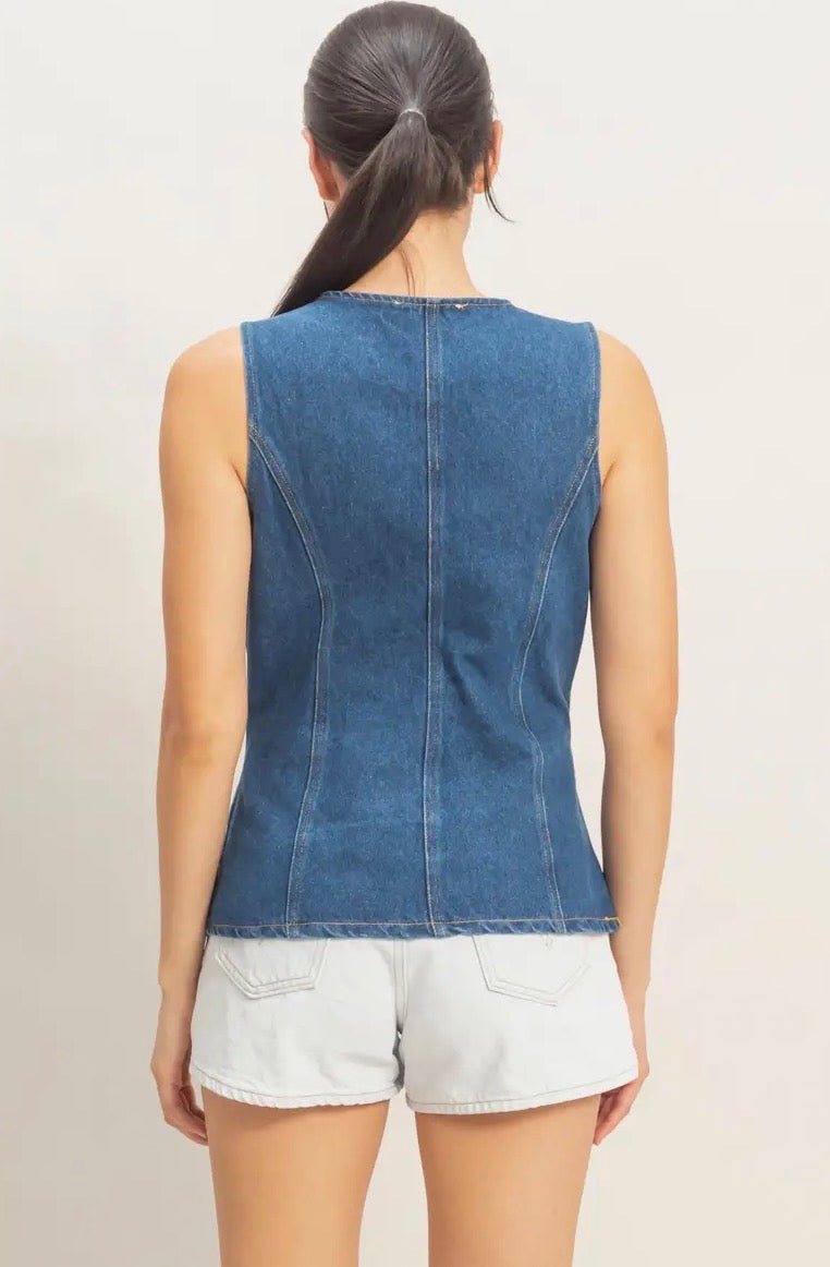Becka Denim Vest