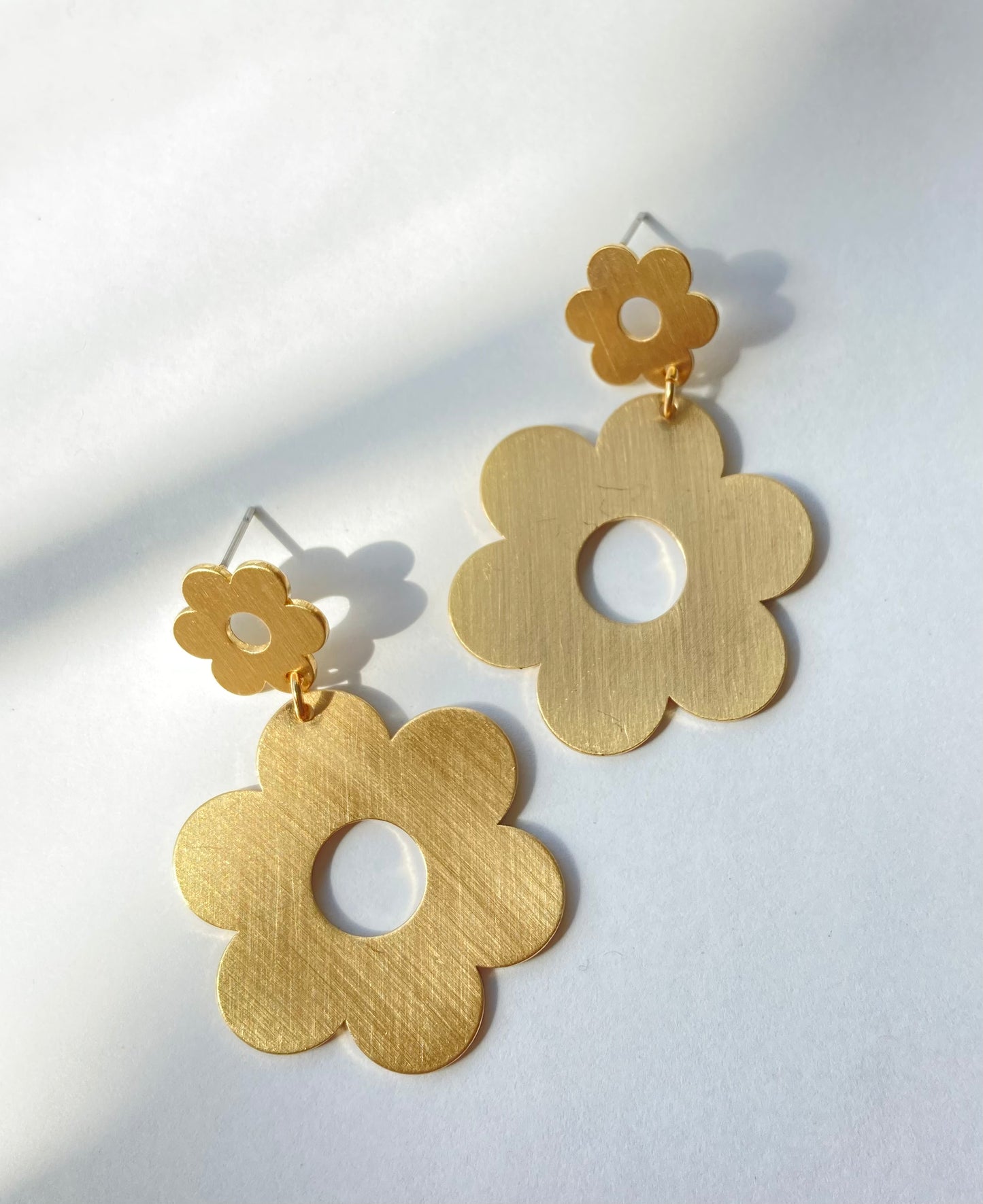 Florencia Brass Earrings
