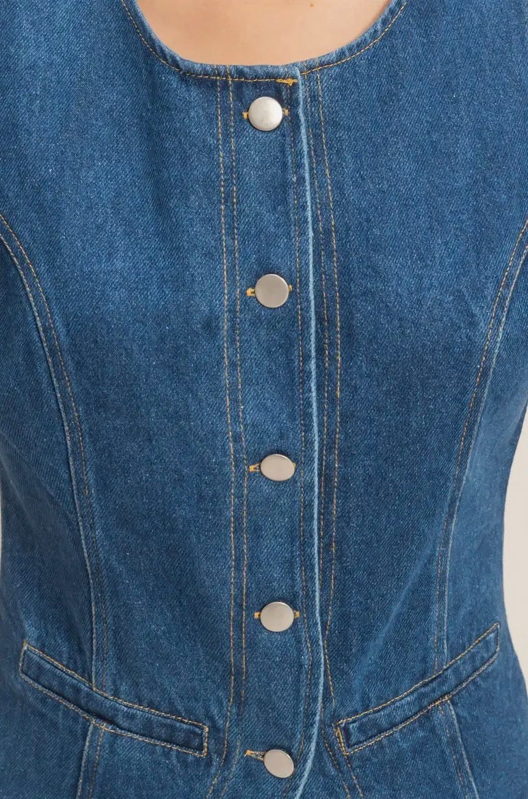 Becka Denim Vest