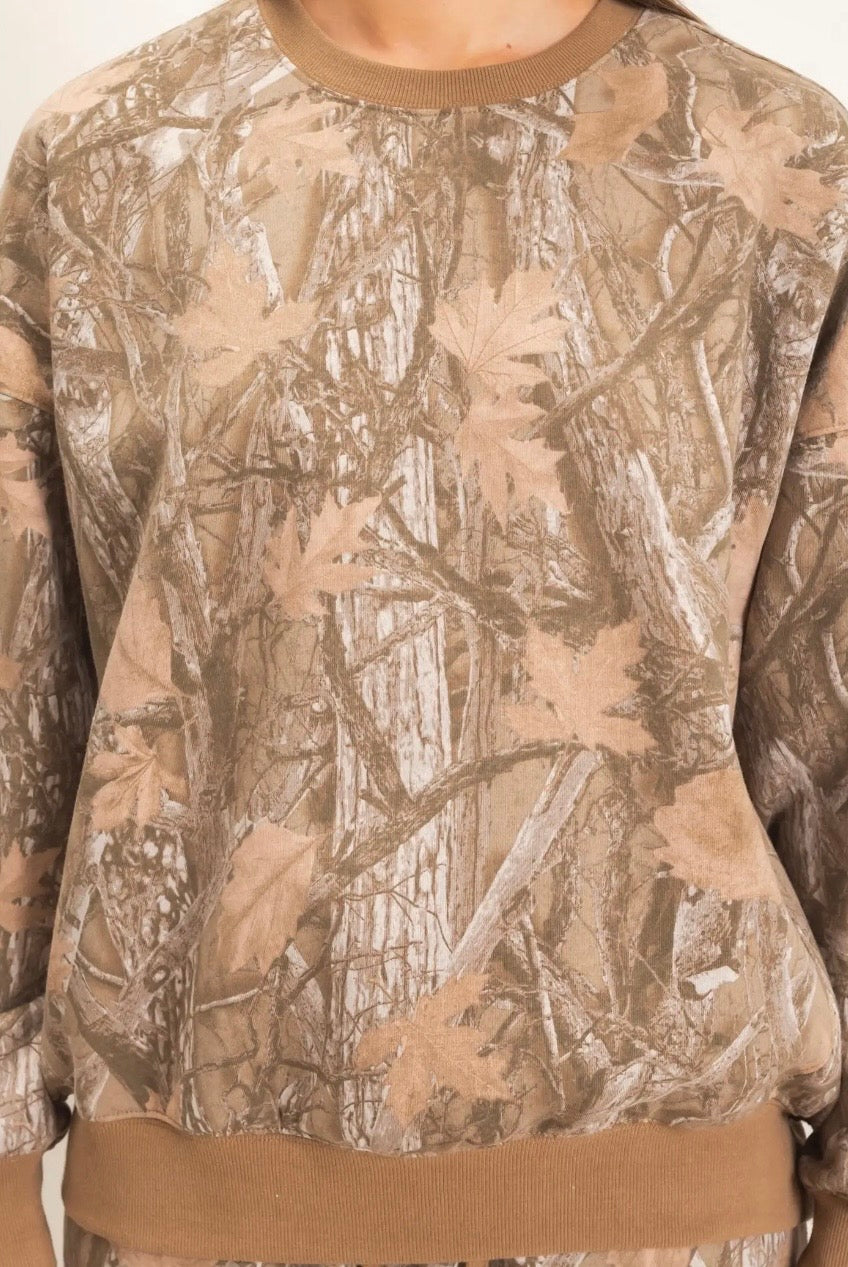 Beth Camouflage Sweatshirt