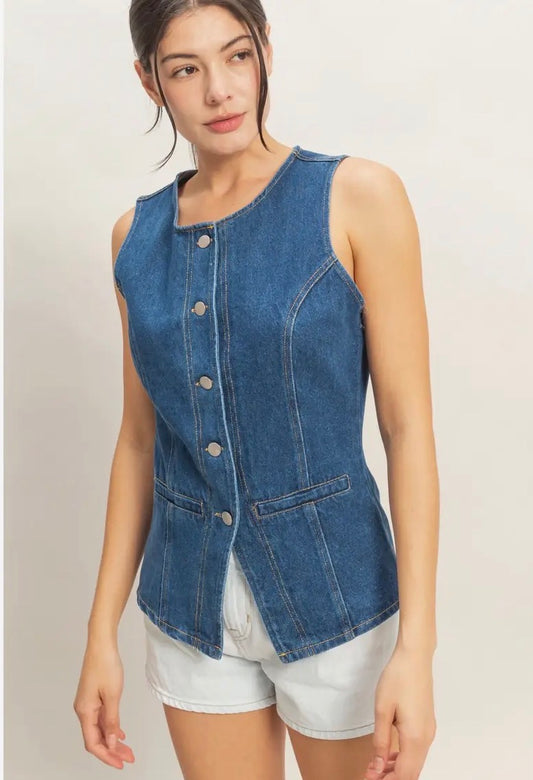 Becka Denim Vest