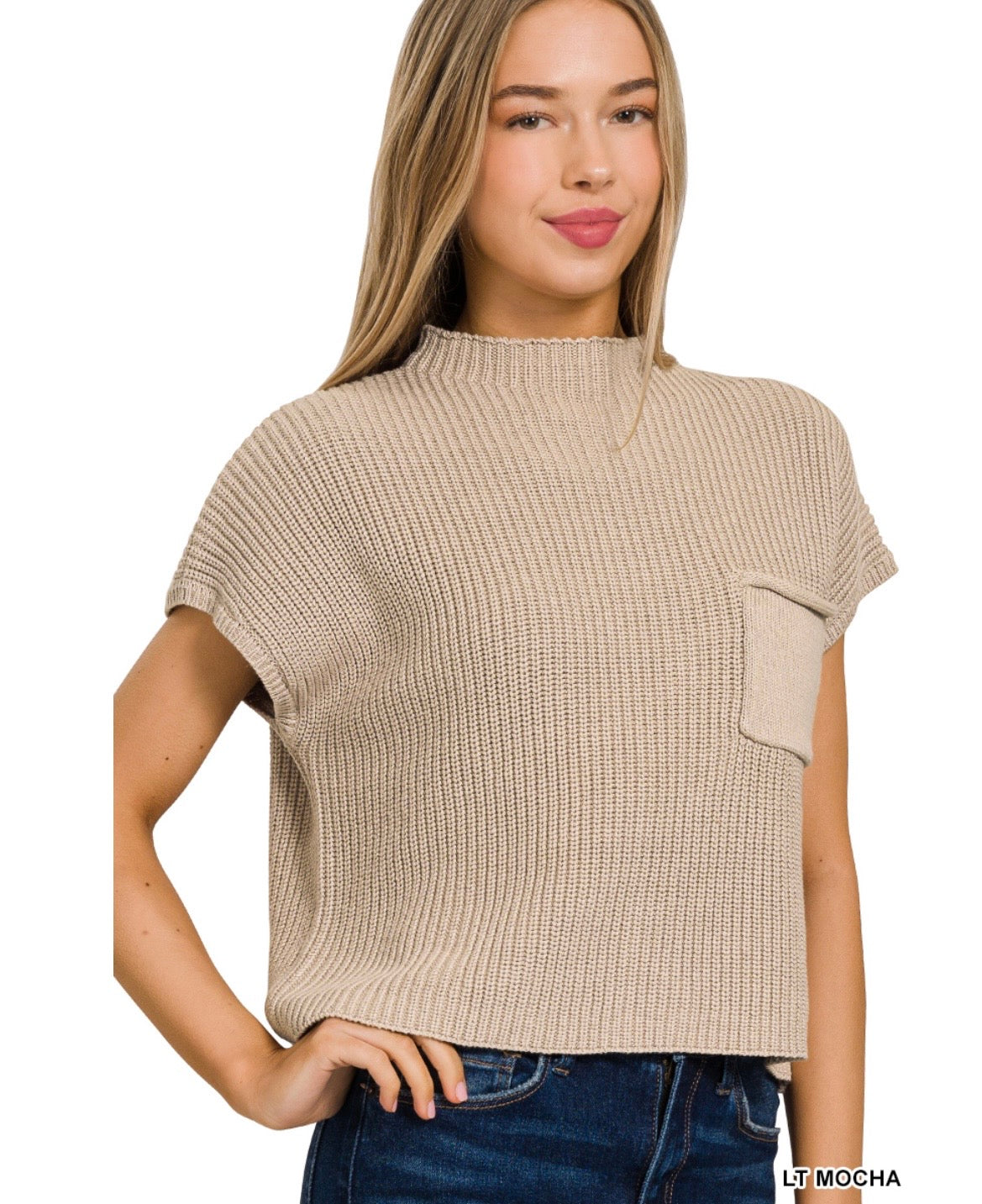 Abigail Mock Neck Sweater