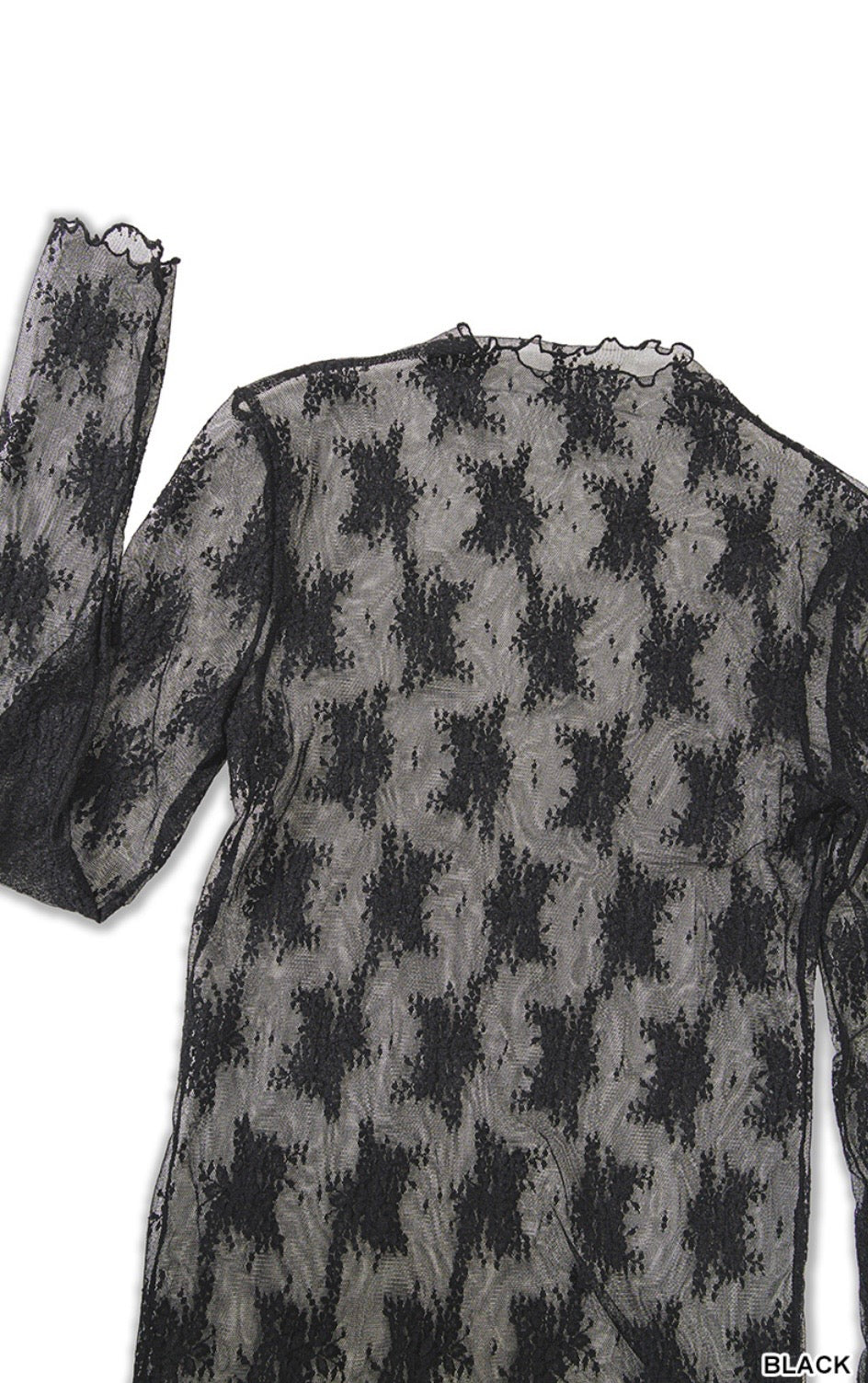 Sally Lace See Through Tops