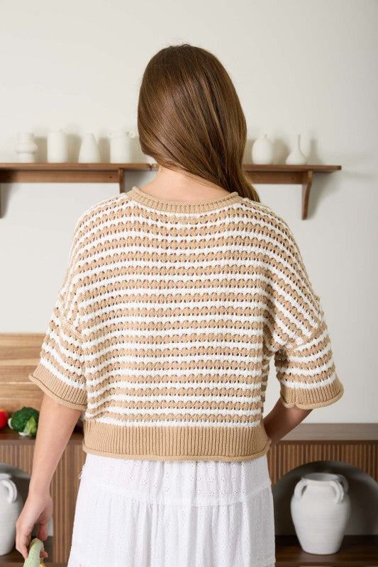 Sara Button Down Sweater