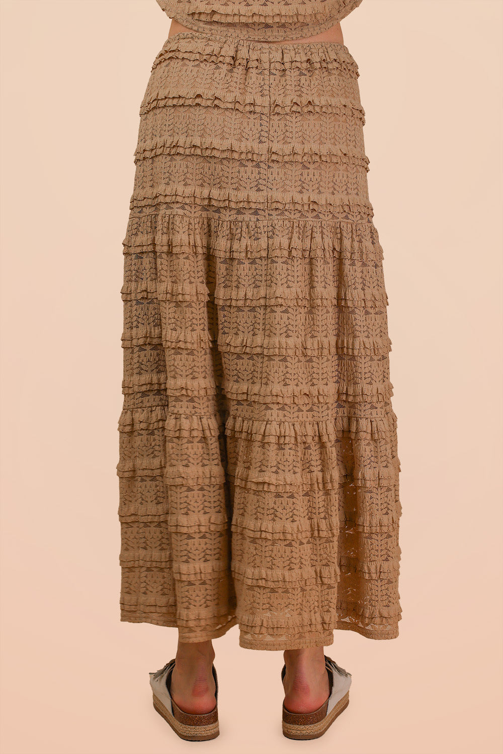 Grace Layered Lace Midi Skirt