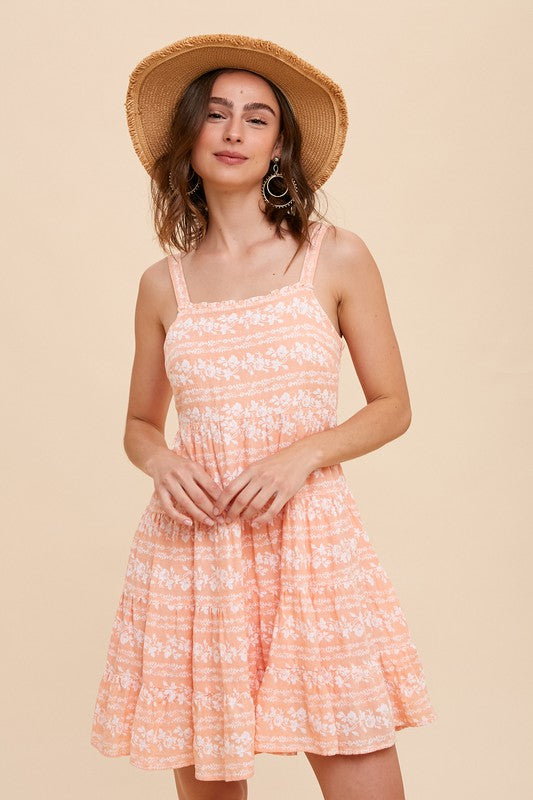 Maddy Coral Strap Dress