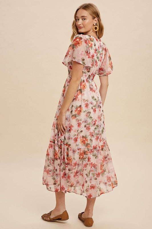 Joy Floral Midi Dress