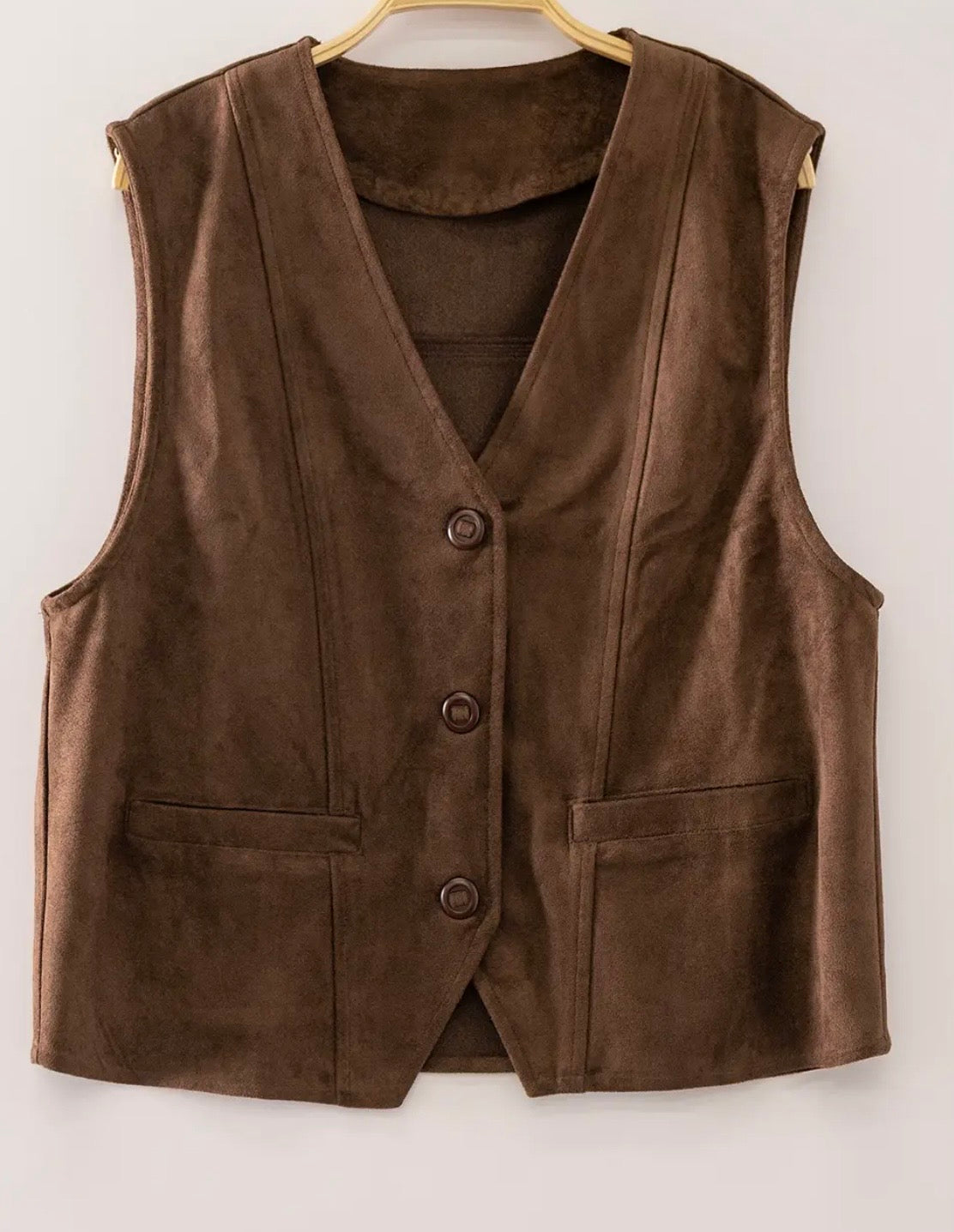 Val Vegan Suede Vest
